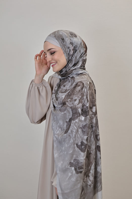 Sade Scarf Steingrau