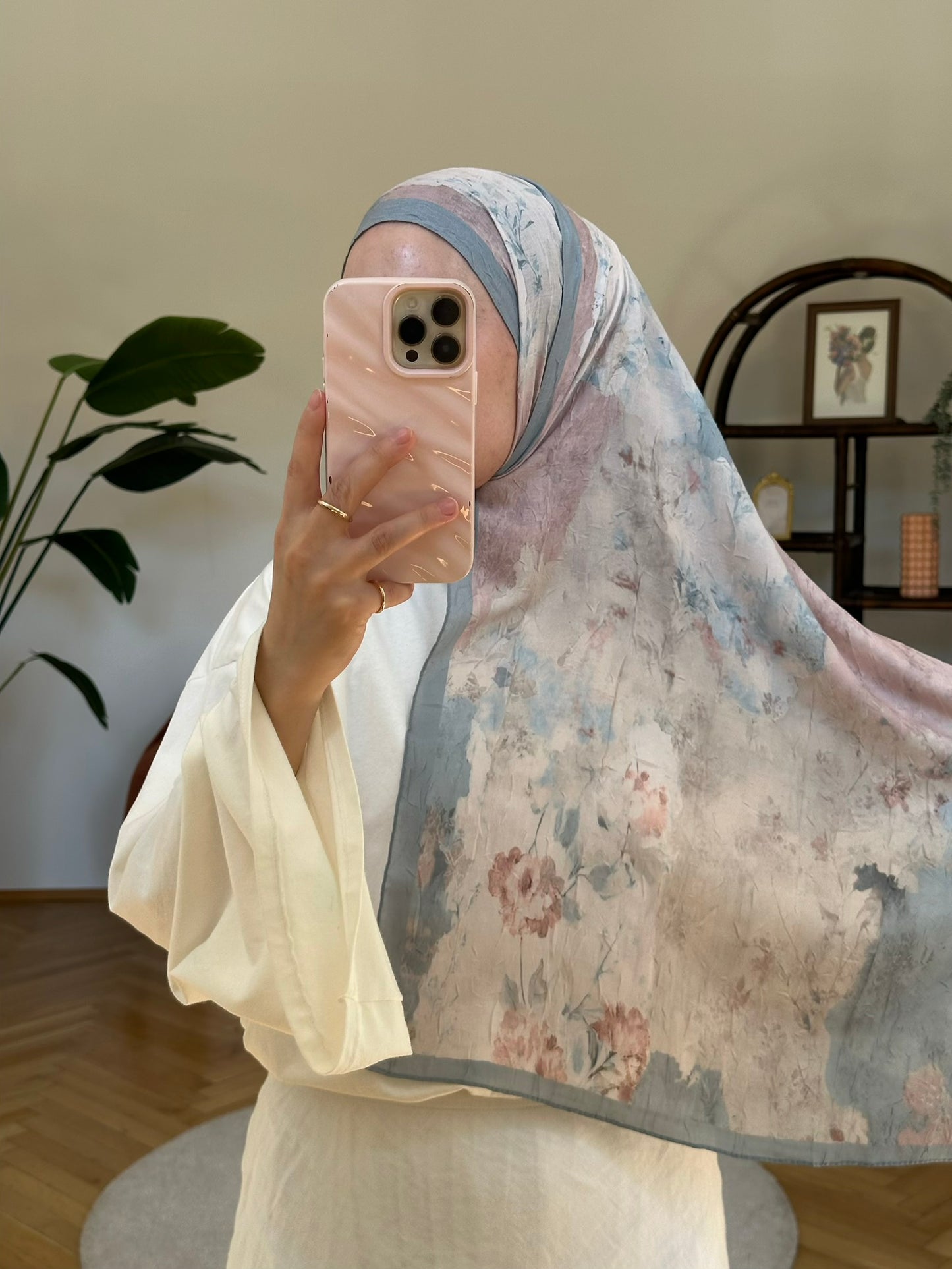 Vintage Scarf Blau