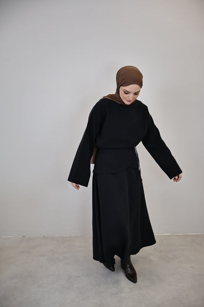 Taille Zwei-Teiler Schwarz