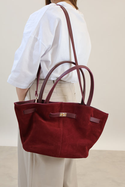 Tragetasche Weinrot
