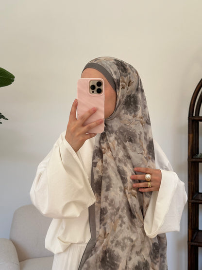 Rami Rose Scarf Grau