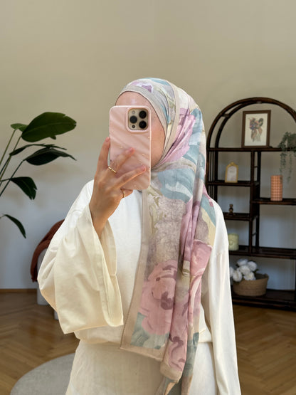 Gül Scarf Rosa