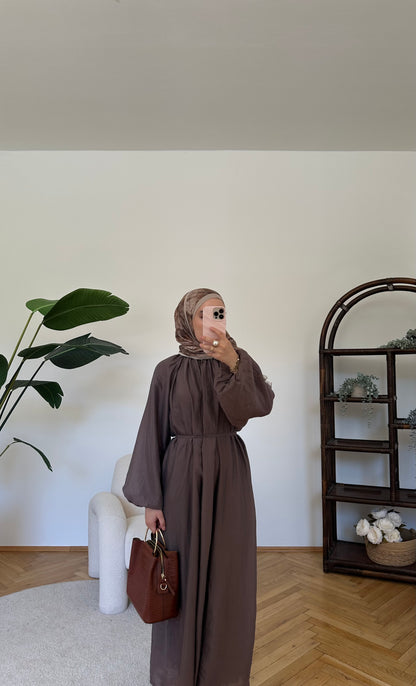 Perle Kleid Braun