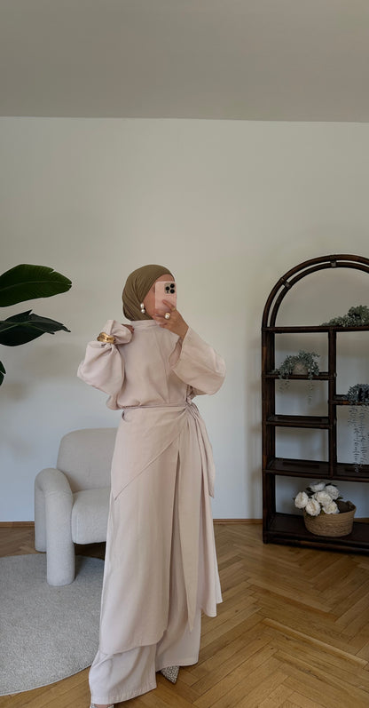Hüda Zwei-Teiler Beige