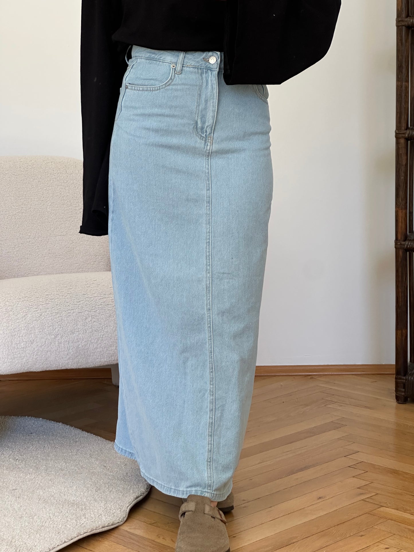 Jeansrock Hellblau