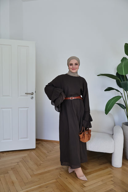 Pamuk Kleid Braun