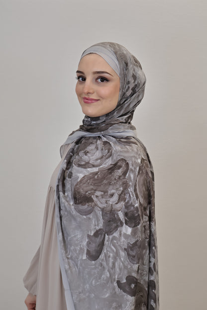 Sade Scarf Steingrau