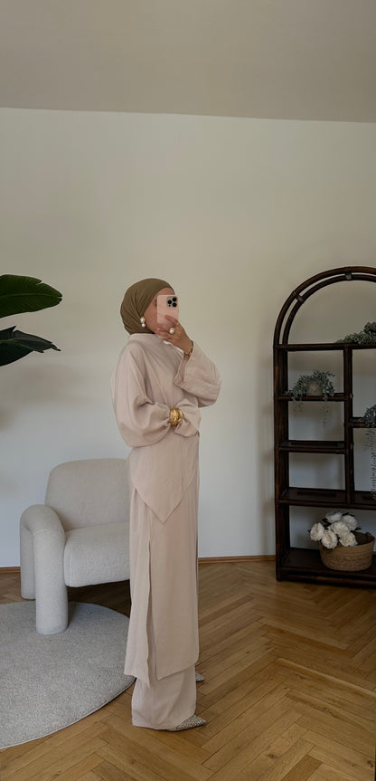 Hüda Zwei-Teiler Beige