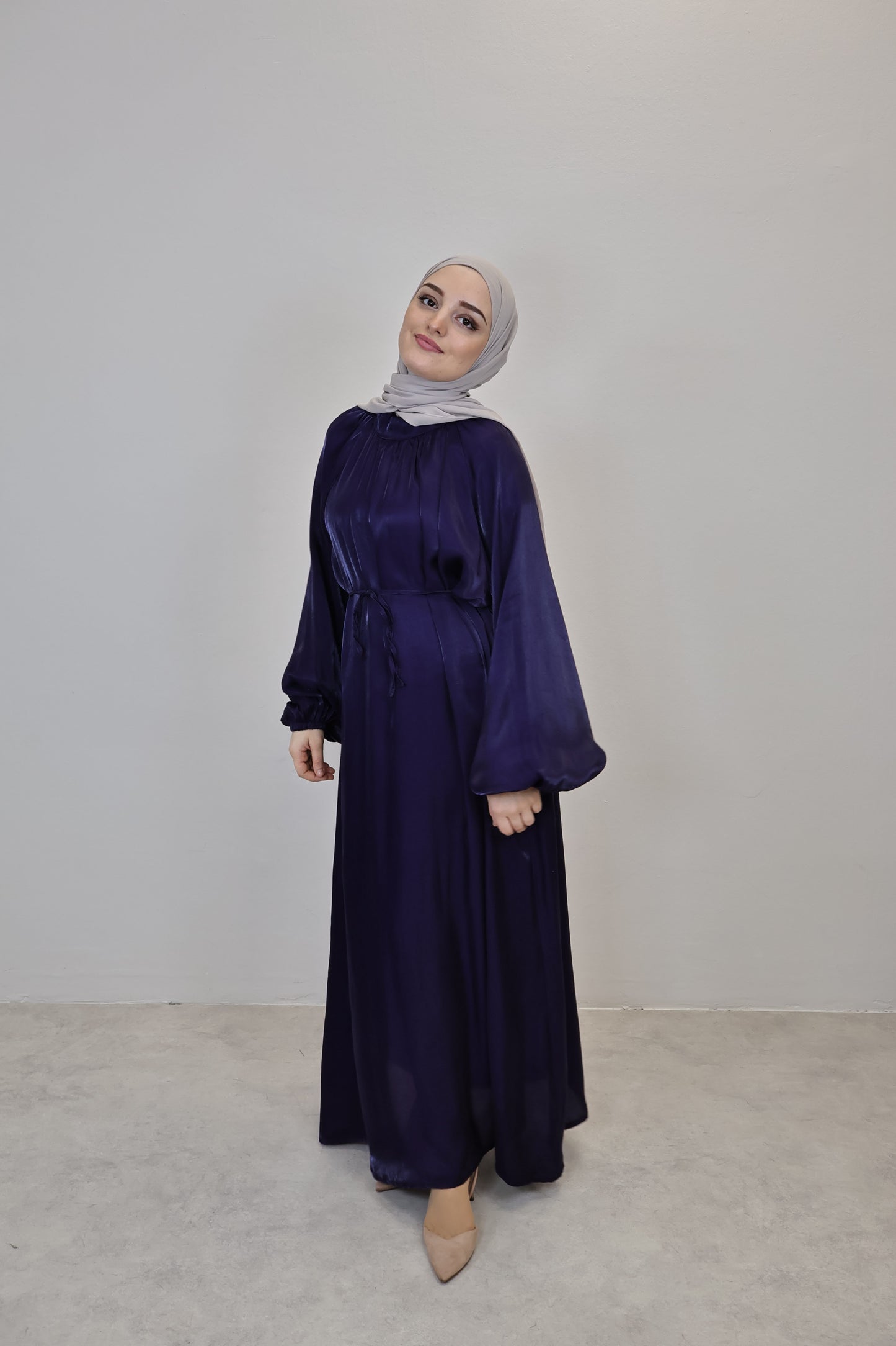 Hümra Kleid Marineblau