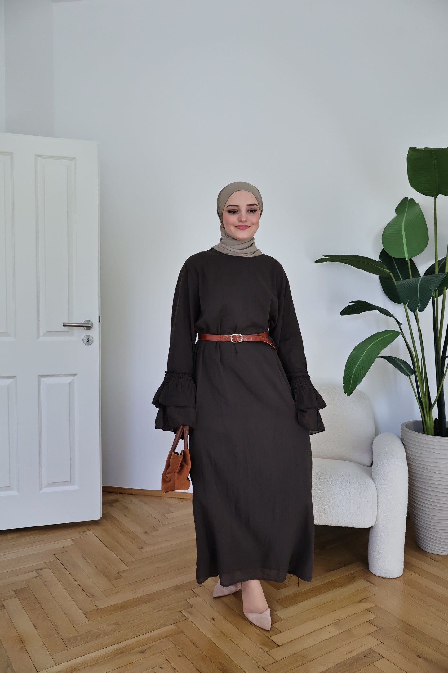 Pamuk Kleid Braun