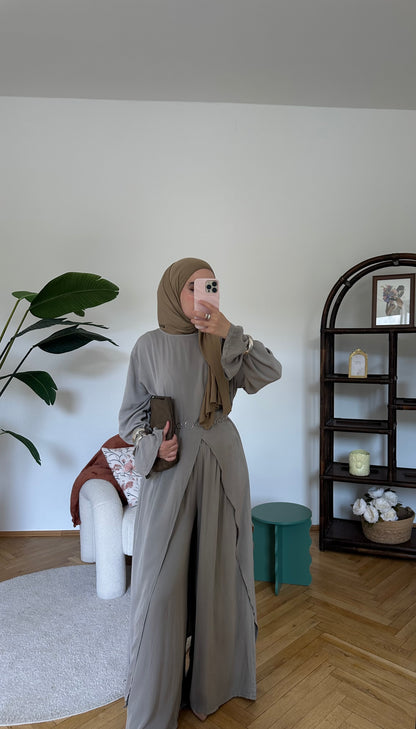 Lidya Zweiteiler Steingrau