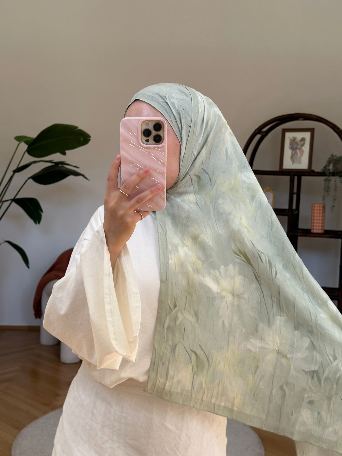 Sanft Scarf Grün