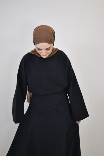 Taille Zwei-Teiler Schwarz