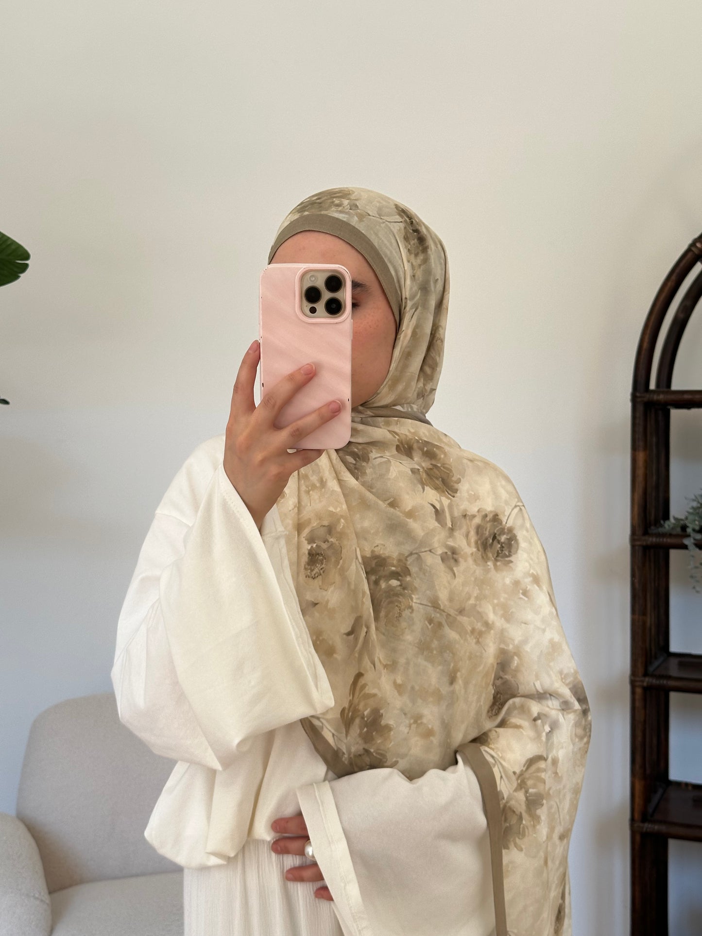 Rami Rose Scarf Grün