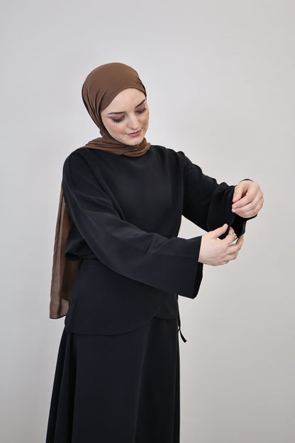 Taille Zwei-Teiler Schwarz