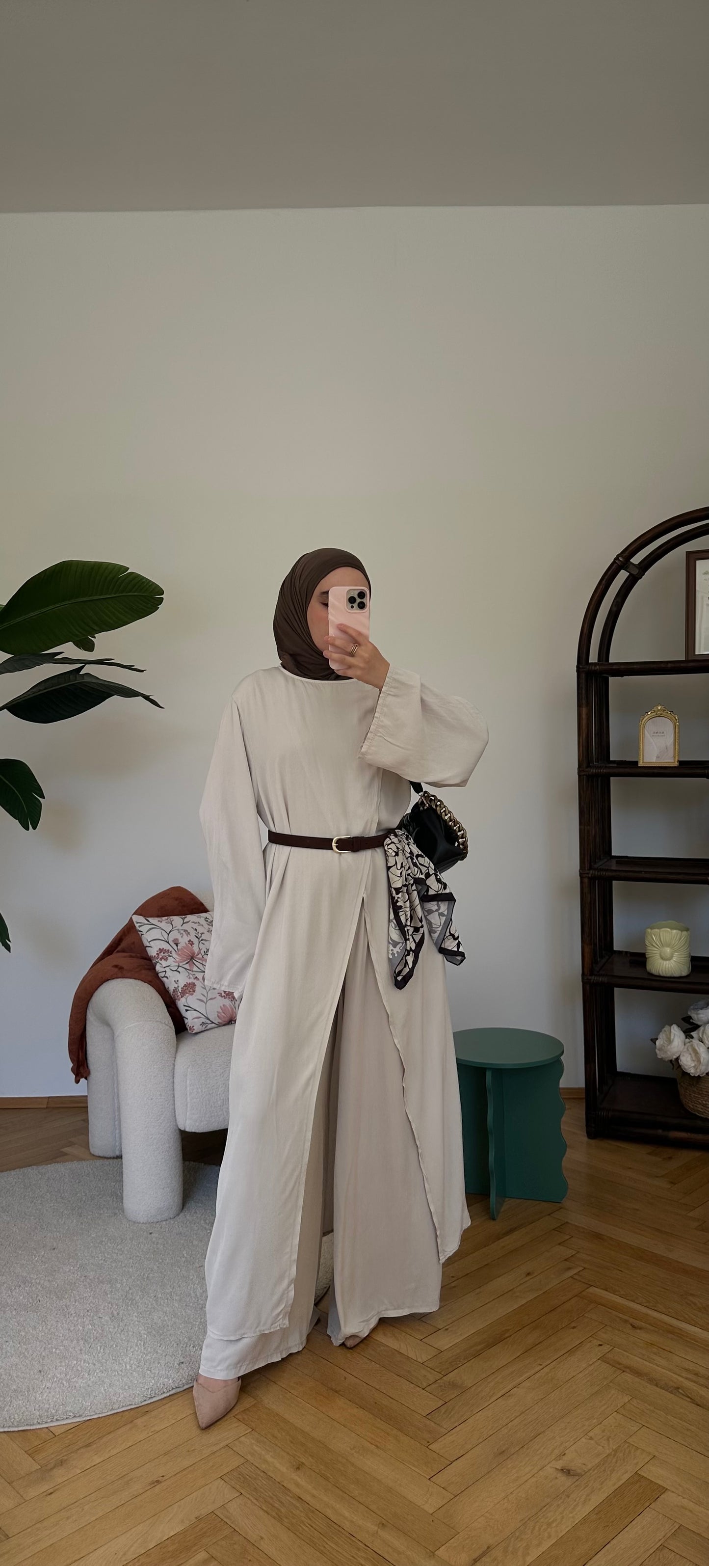 Lidya Zweiteiler Beige