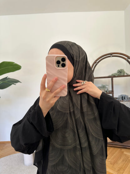Zarif Scarf Schwarz