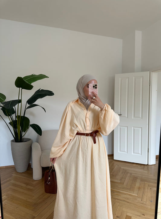 Farah Kleid Aprikose