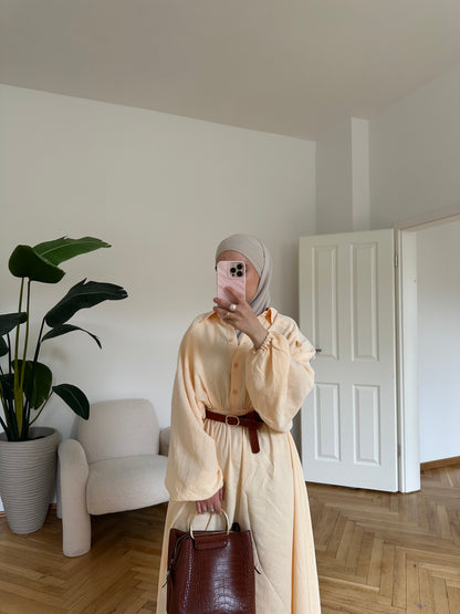 Farah Kleid Aprikose