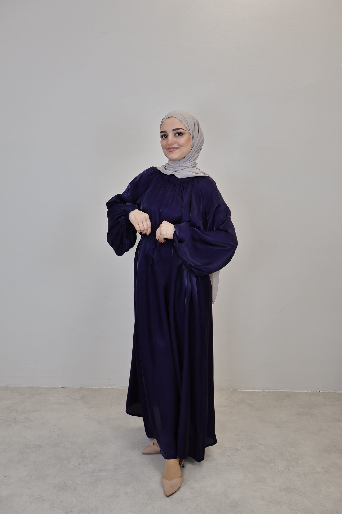 Hümra Kleid Marineblau