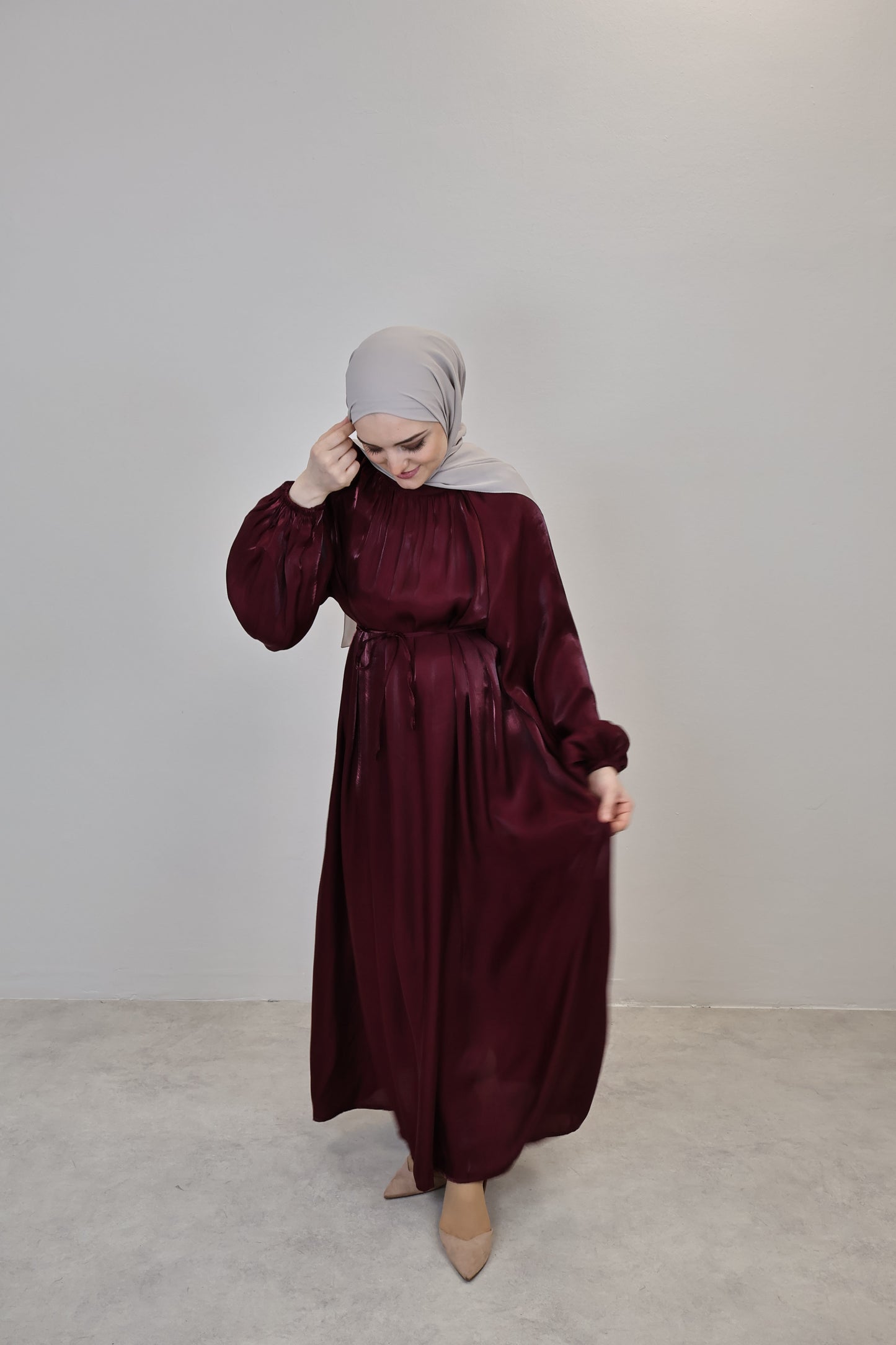 Hümra Kleid Bordeaux