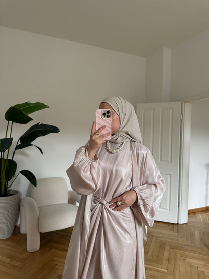 Glanz Abaya Beige
