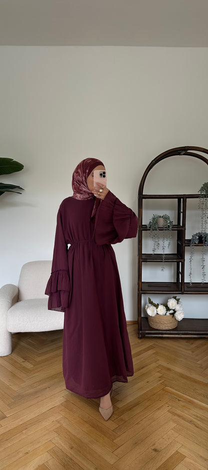 Pamuk Kleid Aubergine