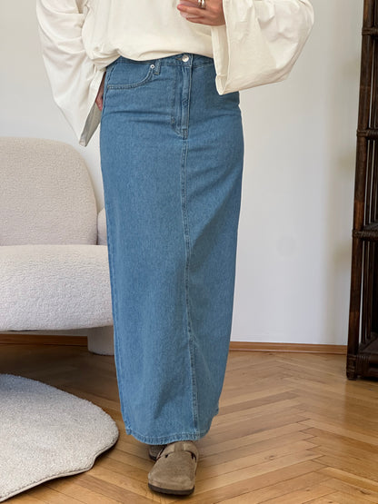 Jeansrock Blau