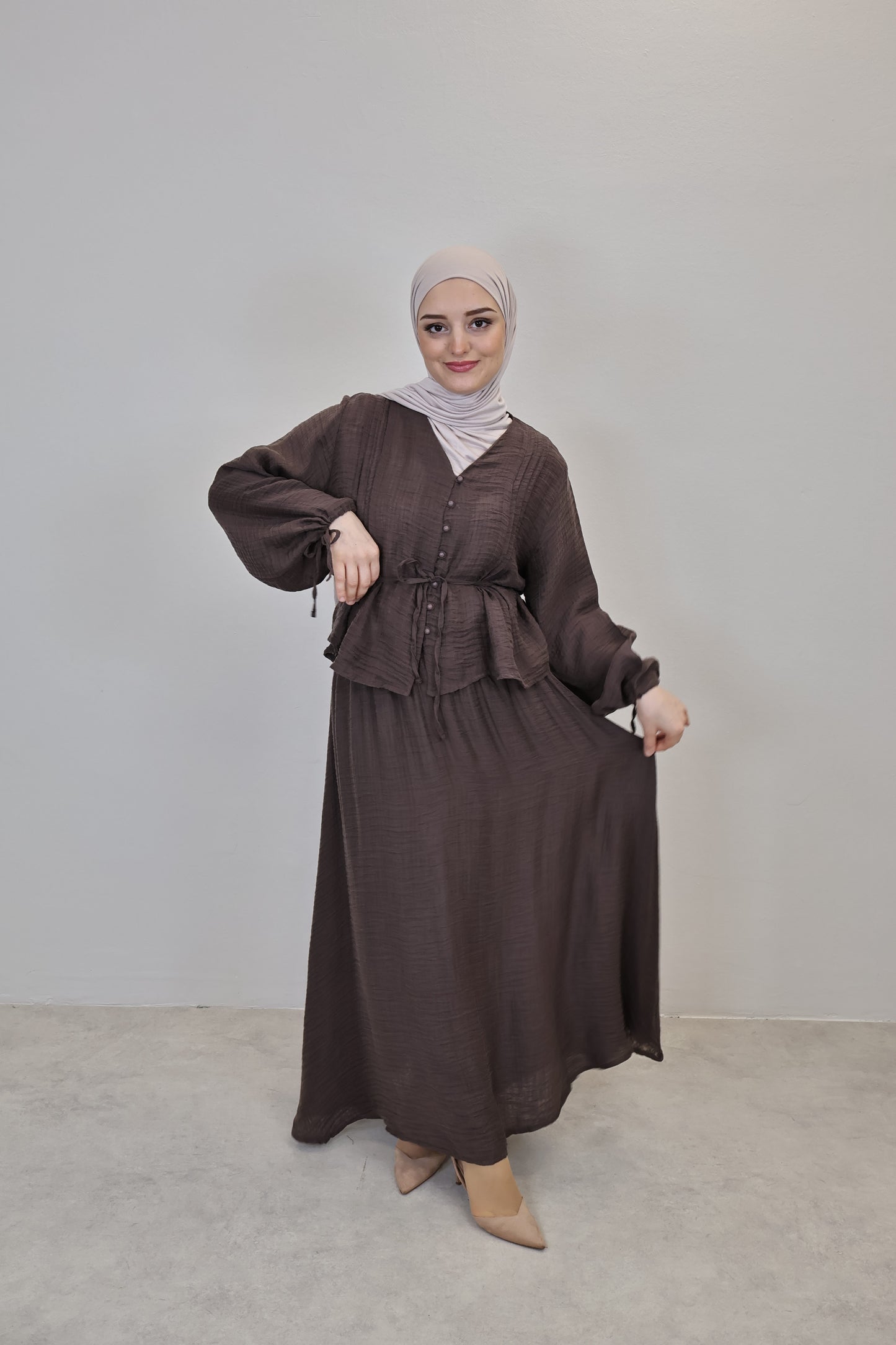 Hira Zwei-Teiler Braun