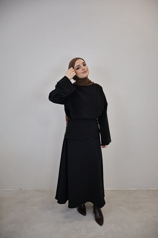 Taille Zwei-Teiler Schwarz