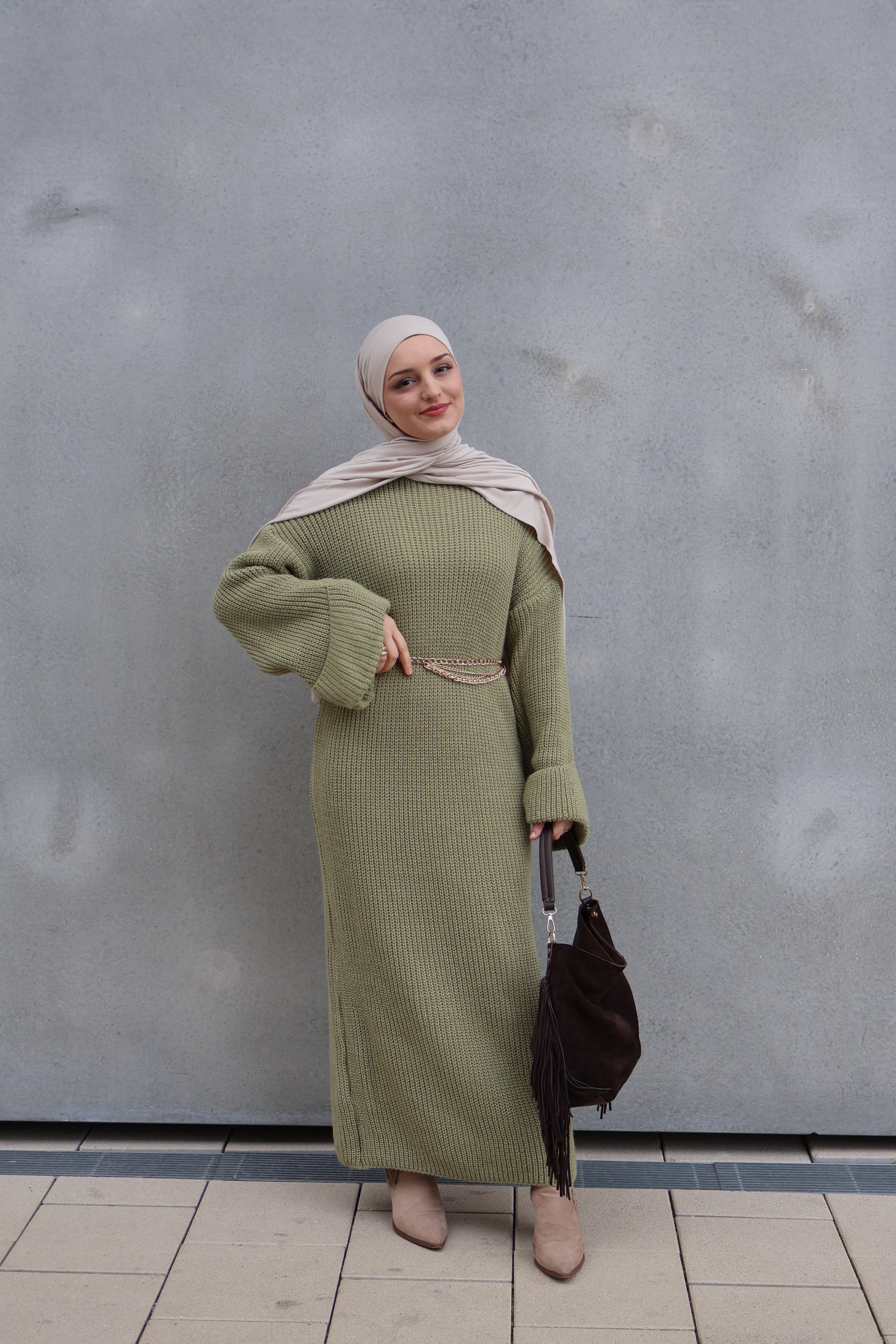 Pearl Kleid Olive
