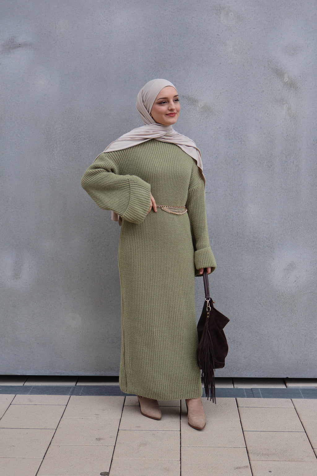 Pearl Kleid Olive
