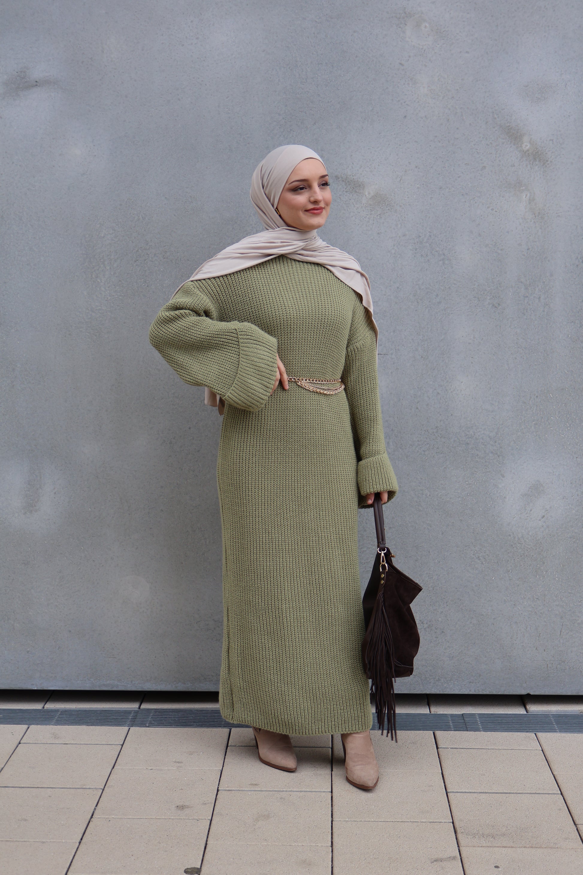 Pearl Kleid Olive