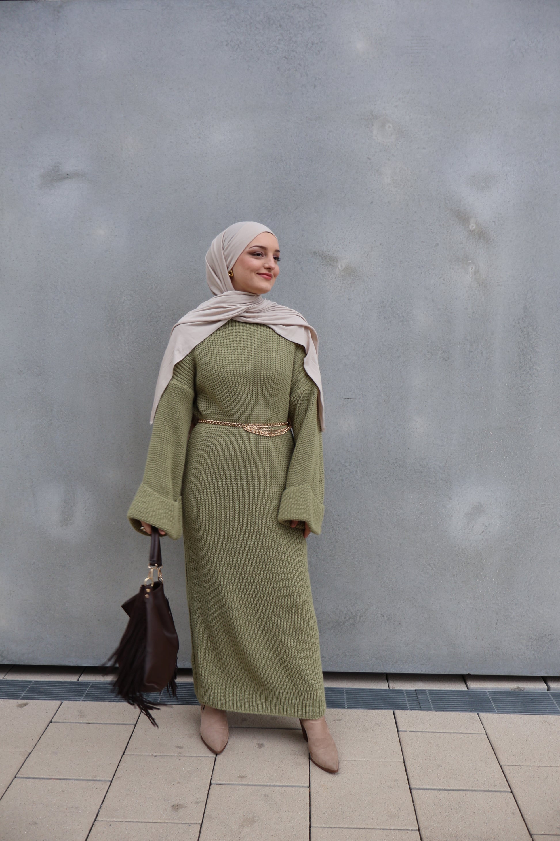 Pearl Kleid Olive