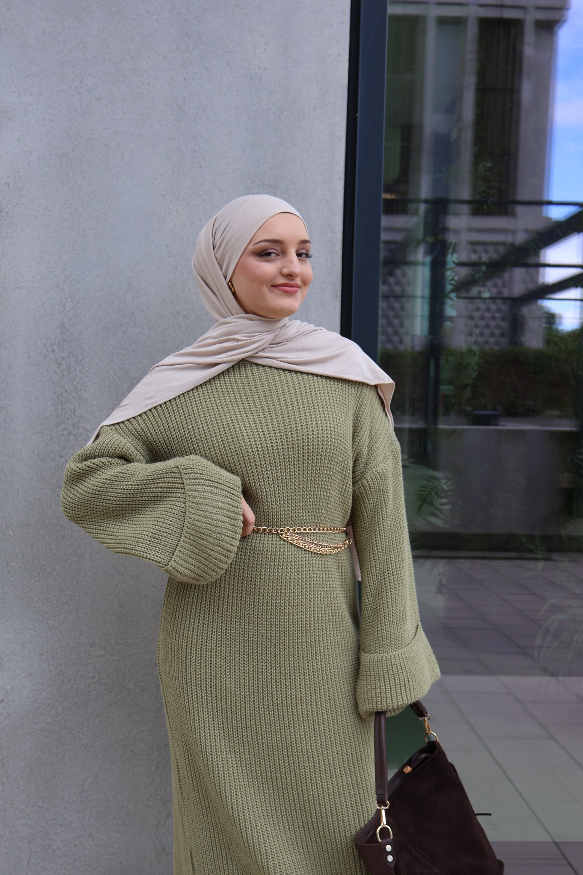 Pearl Kleid Olive