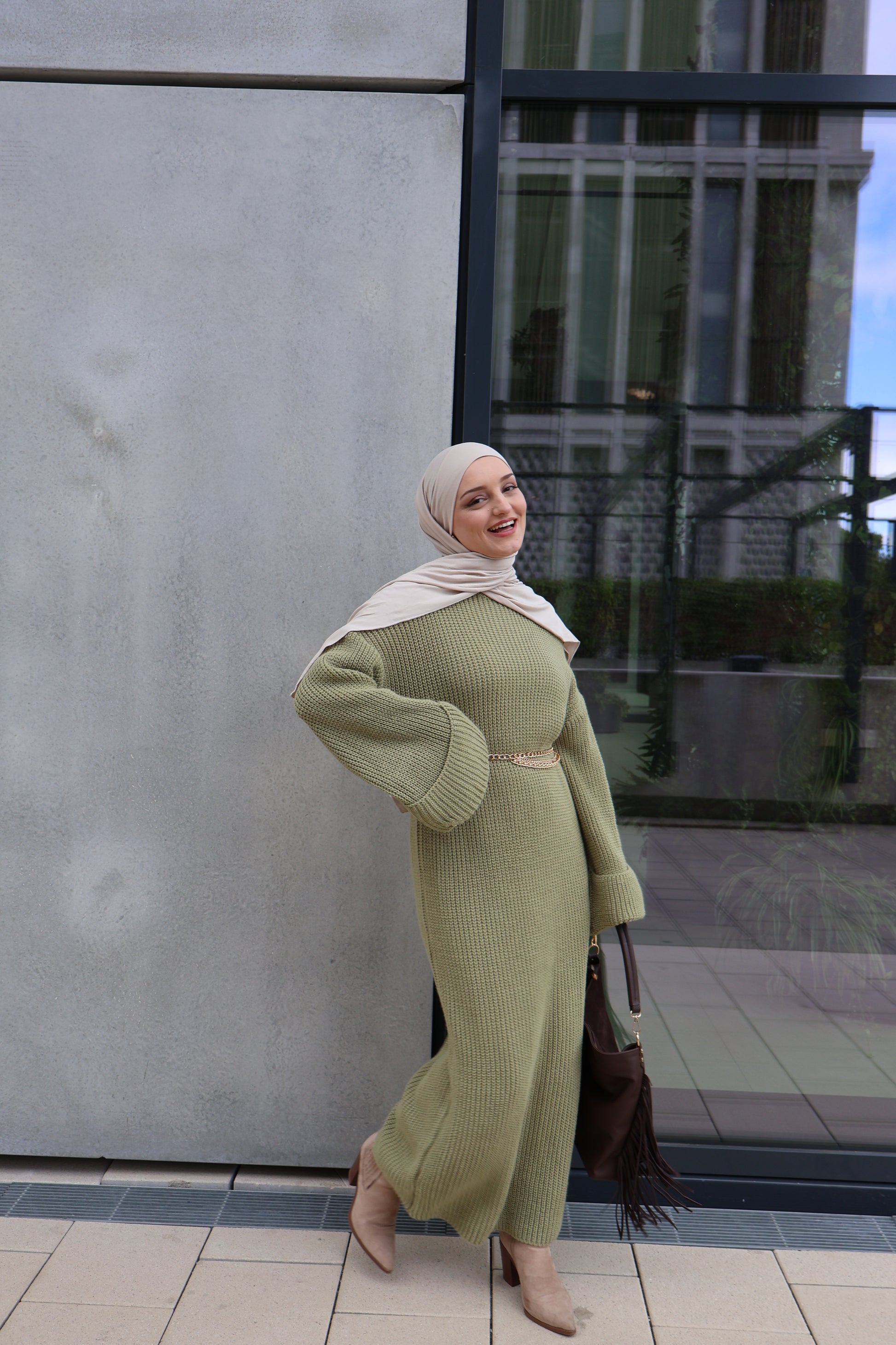 Pearl Kleid Olive
