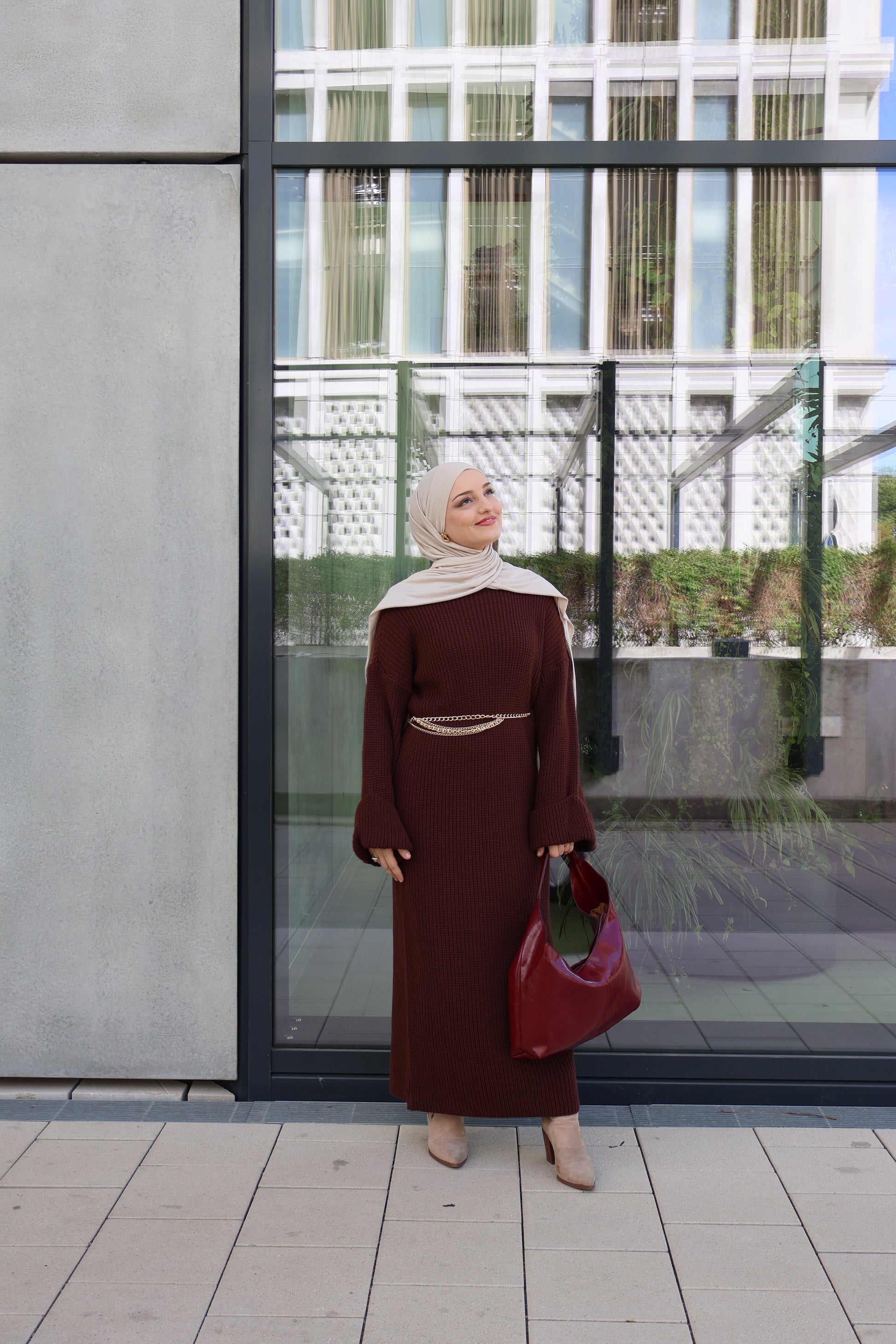 Pearl Kleid Braun