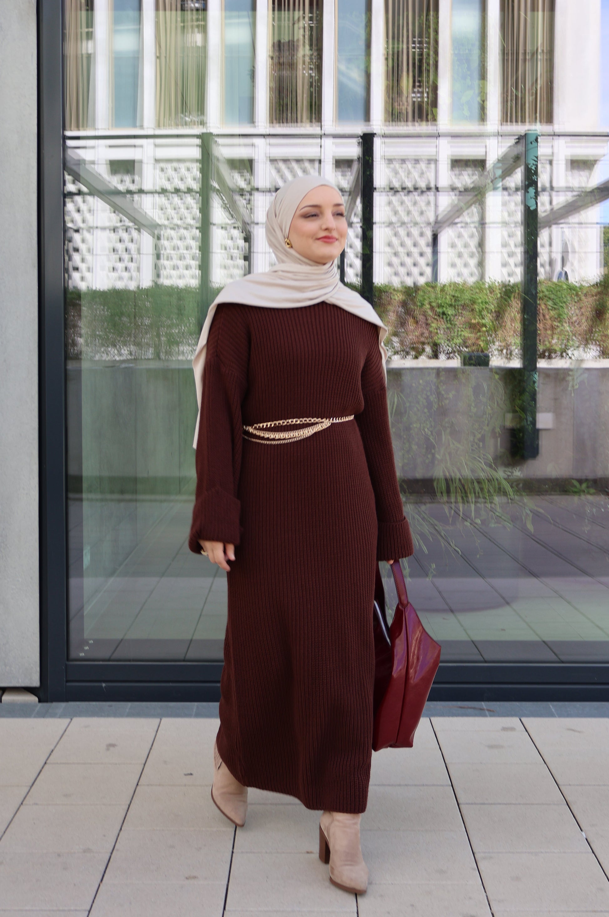 Pearl Kleid Braun