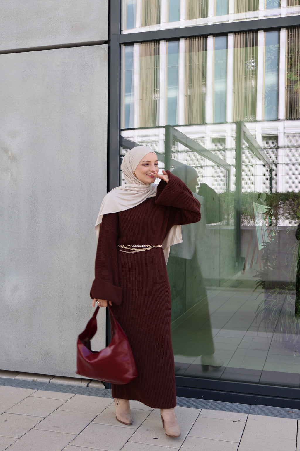 Pearl Kleid Braun
