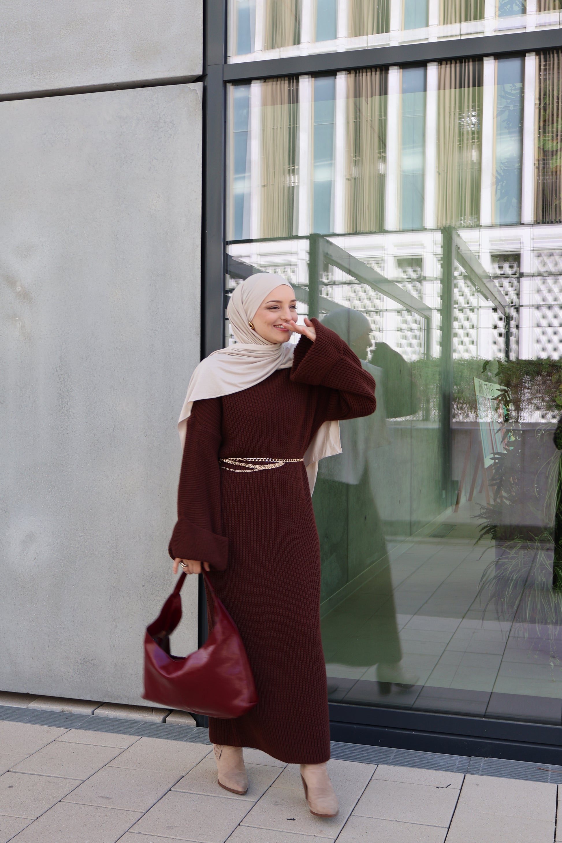 Pearl Kleid Braun