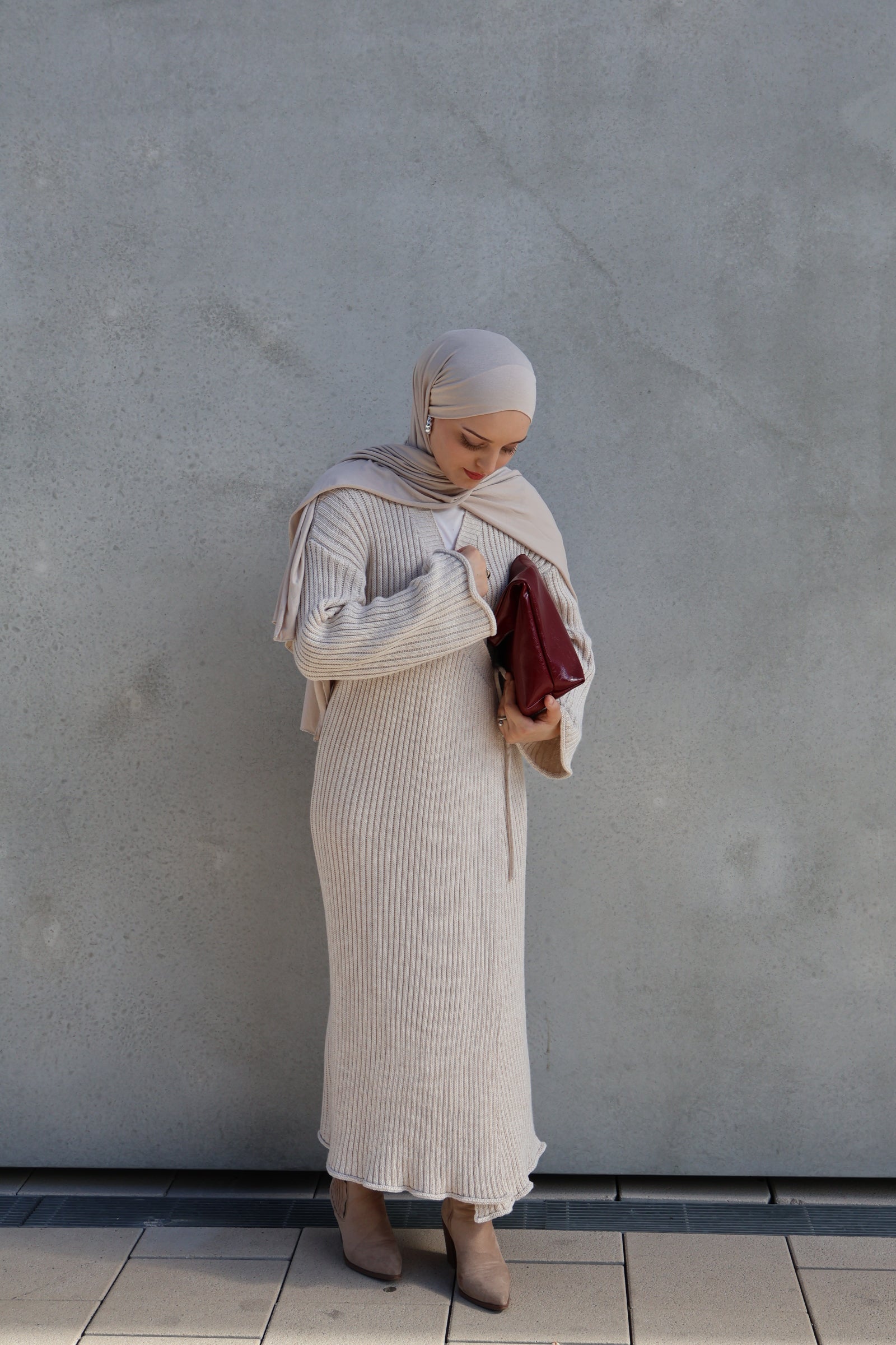 Mara Kleid Beige