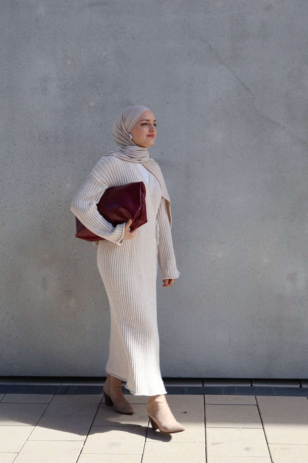 Mara Kleid Beige