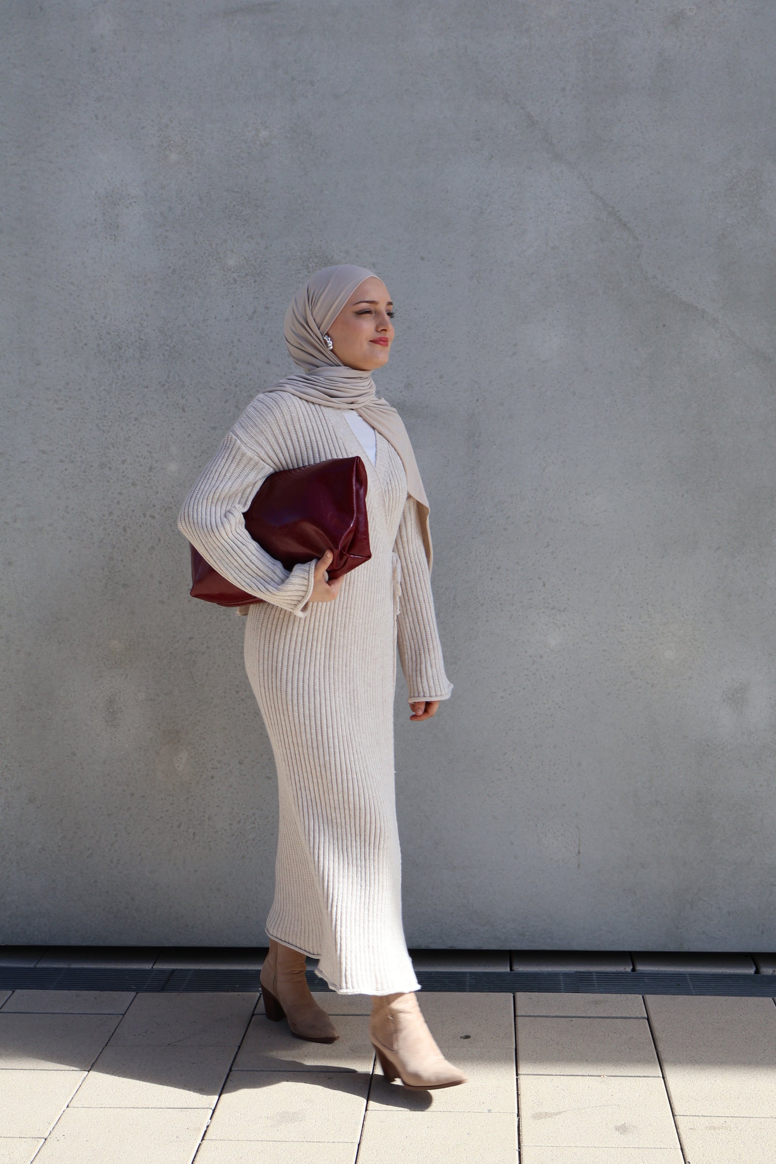 Mara Kleid Beige
