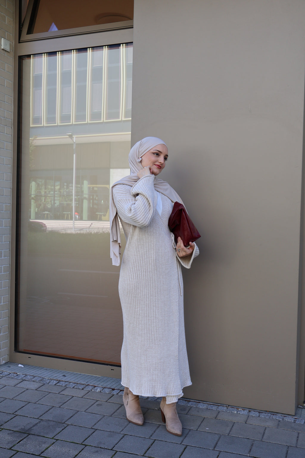Mara Kleid Beige