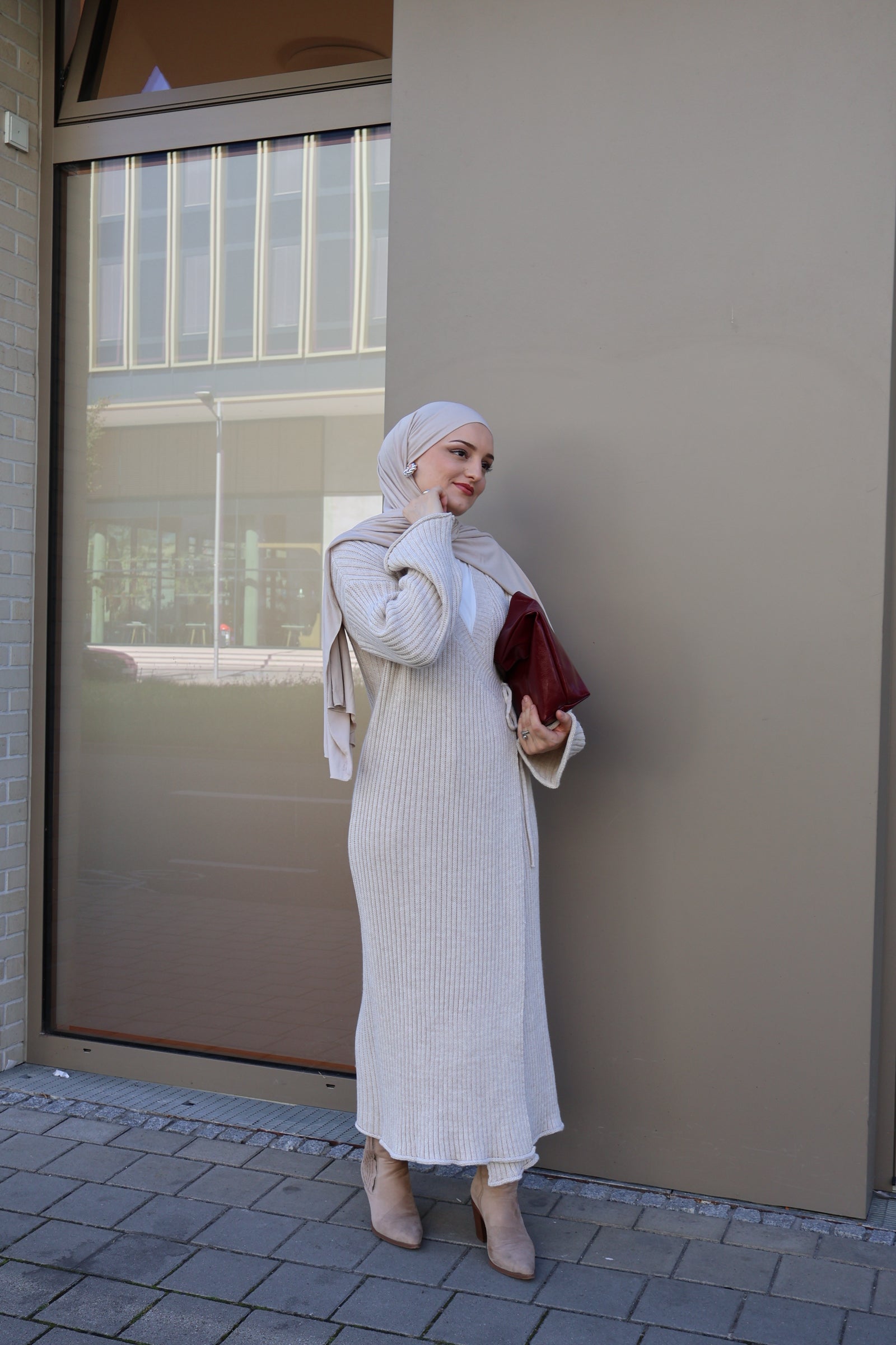 Mara Kleid Beige