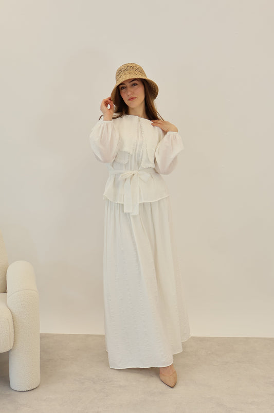 Ruya Zwei-Teiler Weiss