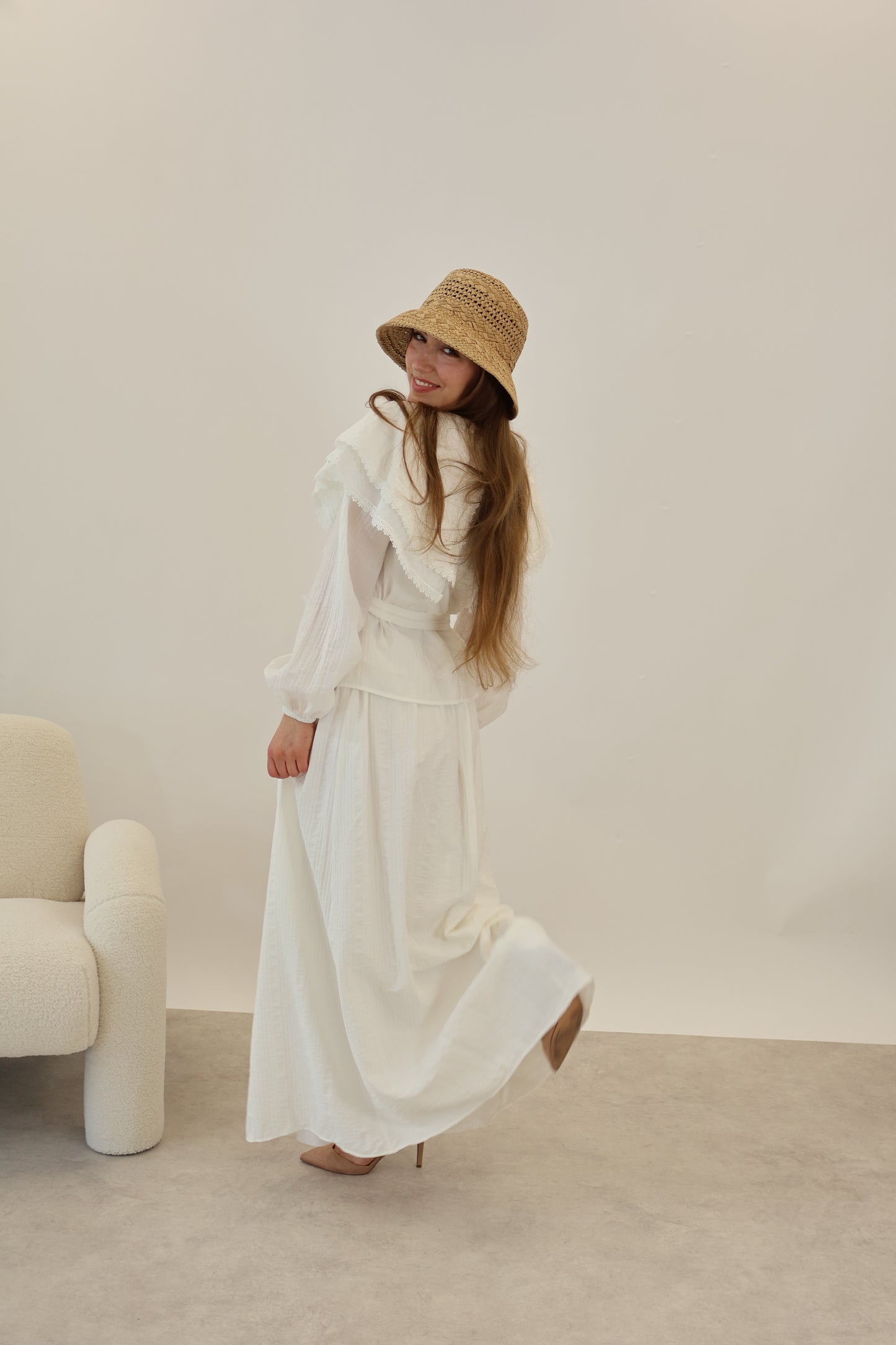 Ruya Zwei-Teiler Weiss