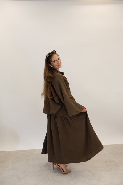 Narin Zwei-Teiler Braun