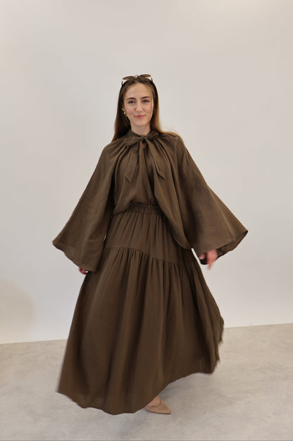 Narin Zwei-Teiler Braun