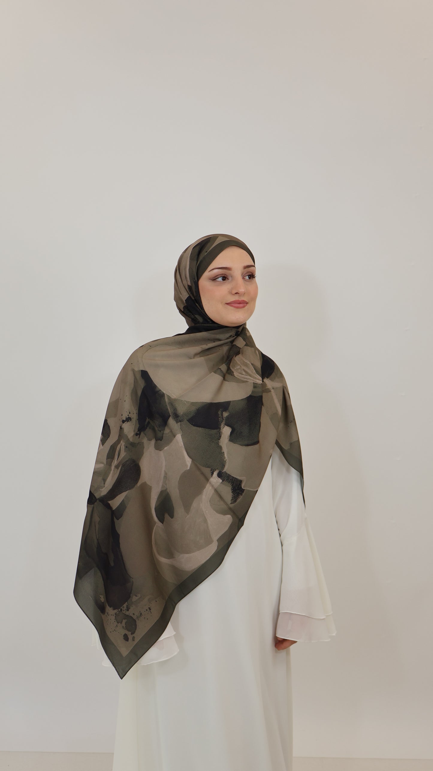 Leyli Scarf Dunkelgrün